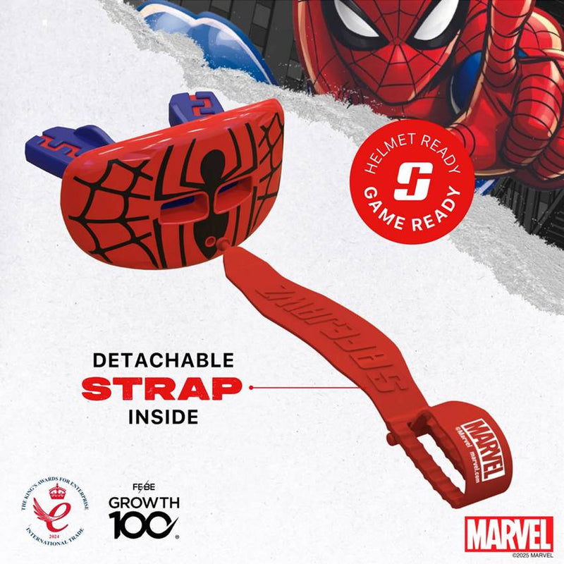 Protector Bucal SAFEJAWZ Fits All Spiderman Marvel