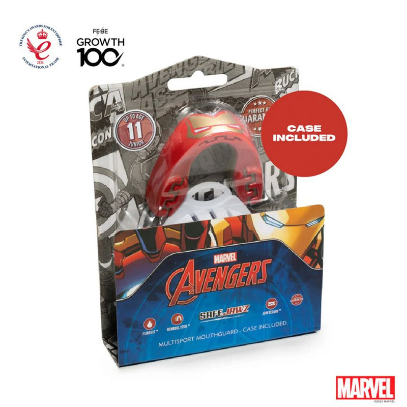 Protector Bucal SAFEJAWZ Ironman Marvel Niño