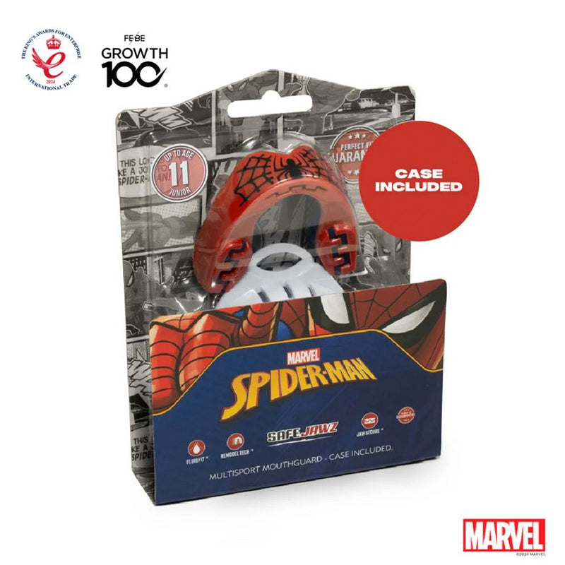 Protector Bucal SAFEJAWZ Spiderman Marvel Niño