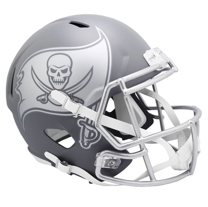 Casco Réplica Tampa Bay Buccaneers Speed Slate Riddell Gris Pizarra