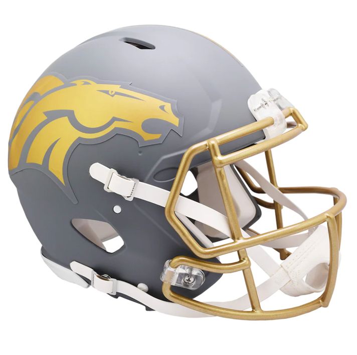 Casco Réplica Denver Broncos Speed Slate Riddell Gris Pizarra