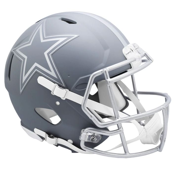 Casco Réplica Dallas Cowboys Speed Slate Riddell Gris Pizarra