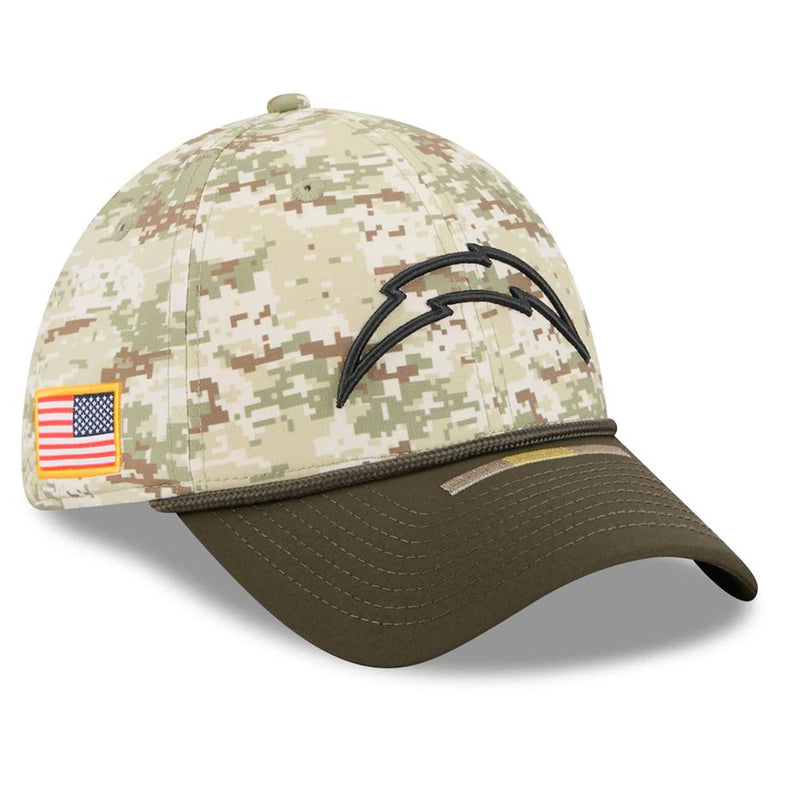 Gorra 39THIRTY Los Angeles Chargers Salute to Service 2025 New Era Camuflaje
