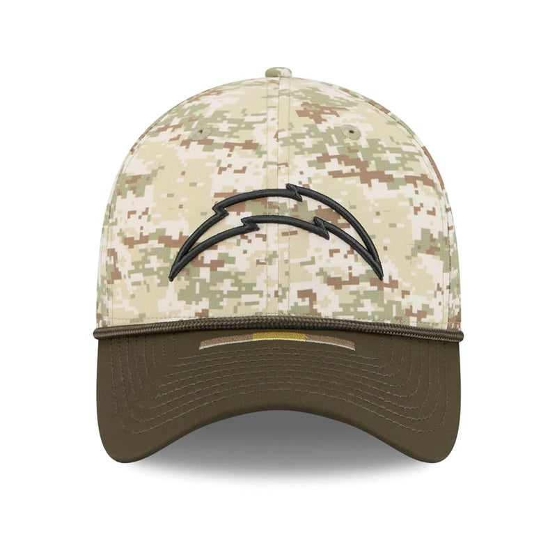 Gorra 39THIRTY Los Angeles Chargers Salute to Service 2025 New Era Camuflaje