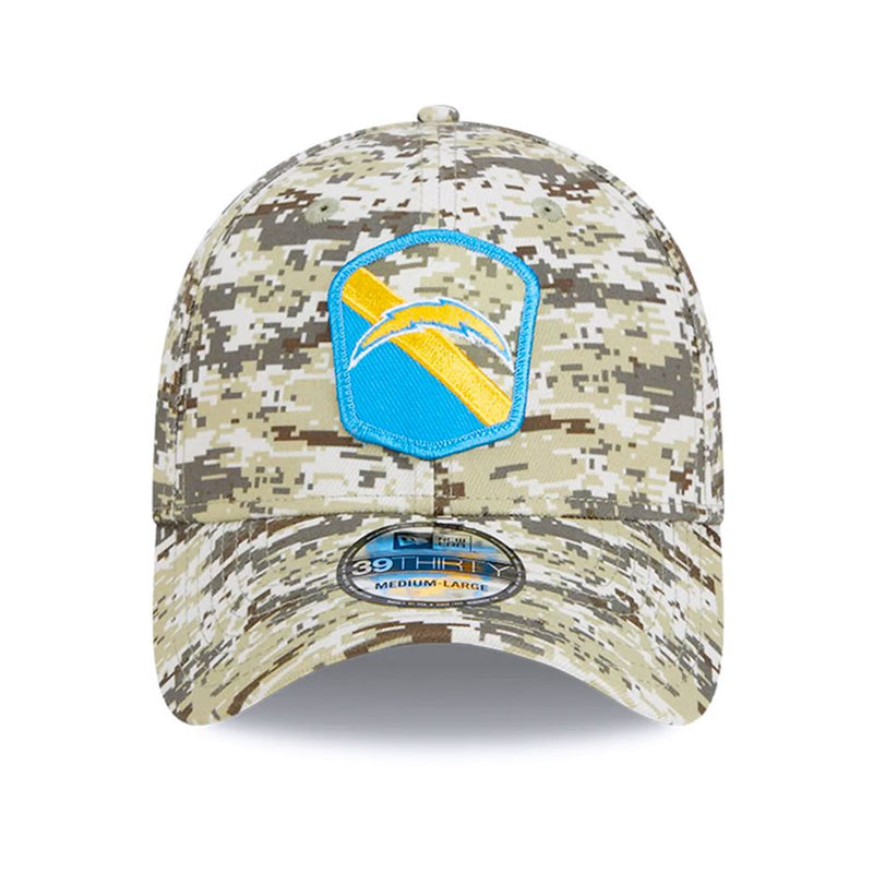 Gorra 39THIRTY Los Angeles Chargers Salute to Service 2023 New Era Camuflaje