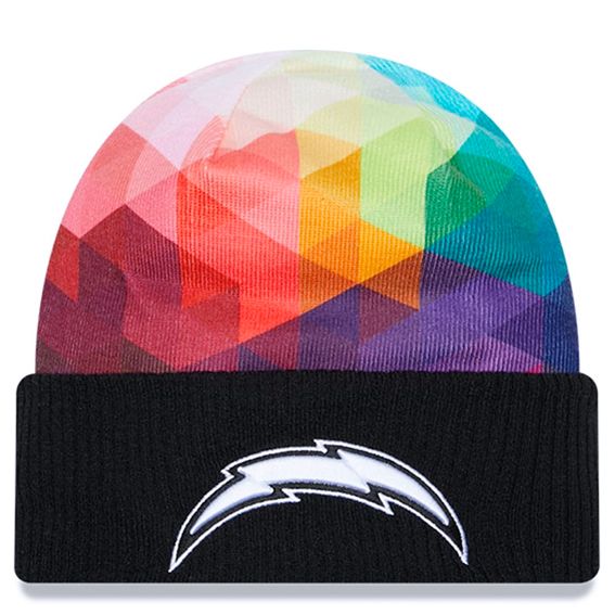 Gorro Beanie Los Angeles Chargers Crucial Catch 2023 New Era