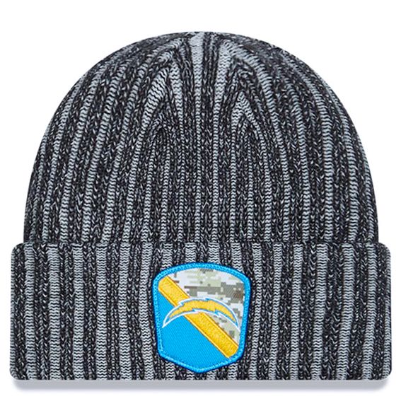 Gorro Beanie Los Angeles Chargers Salute to Service 2023 New Era
