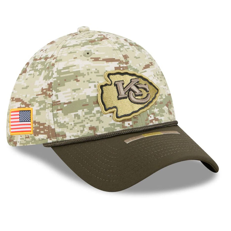 Gorra 39THIRTY Kansas City Chiefs Salute to Service 2025 New Era Camuflaje