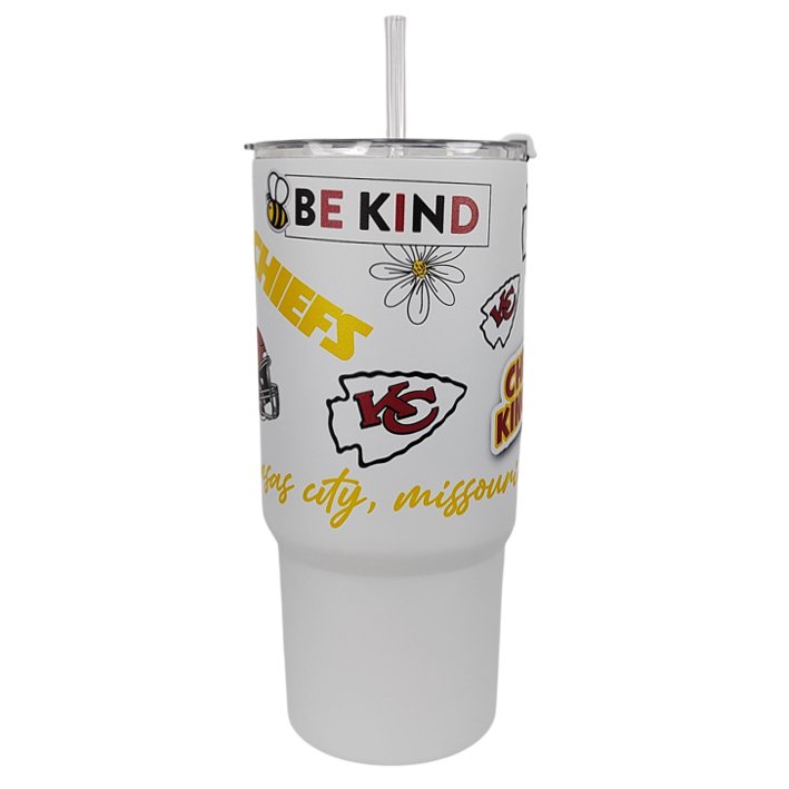 Termo Kansas City Chiefs Native 24 oz Logo Brands