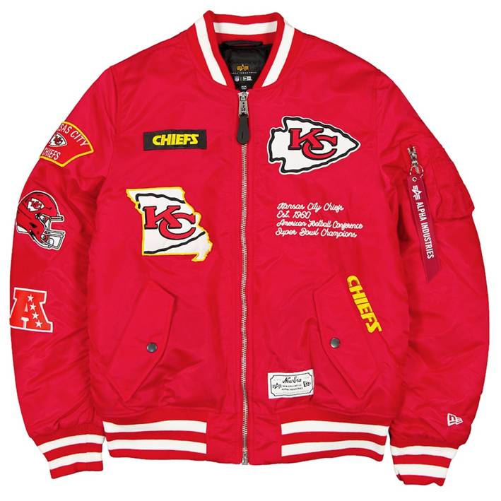 Chamarra Kansas City Chiefs Alpha Industries New Era