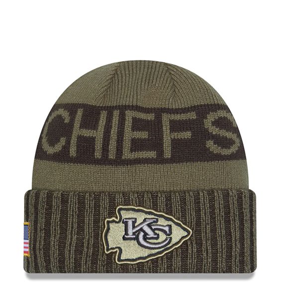 Gorro Beanie Kansas City Chiefs Salute to Service 2025 Dkm New Era