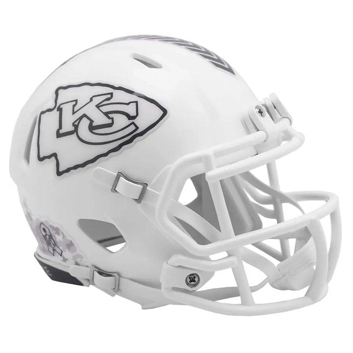 Minicasco Kansas City Chiefs Speed Salute to Service 2024 Riddell