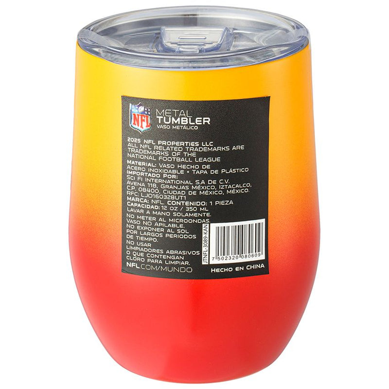 Vaso de Vino Kansas City Chiefs Wine Metal Two 355 Sci Fi