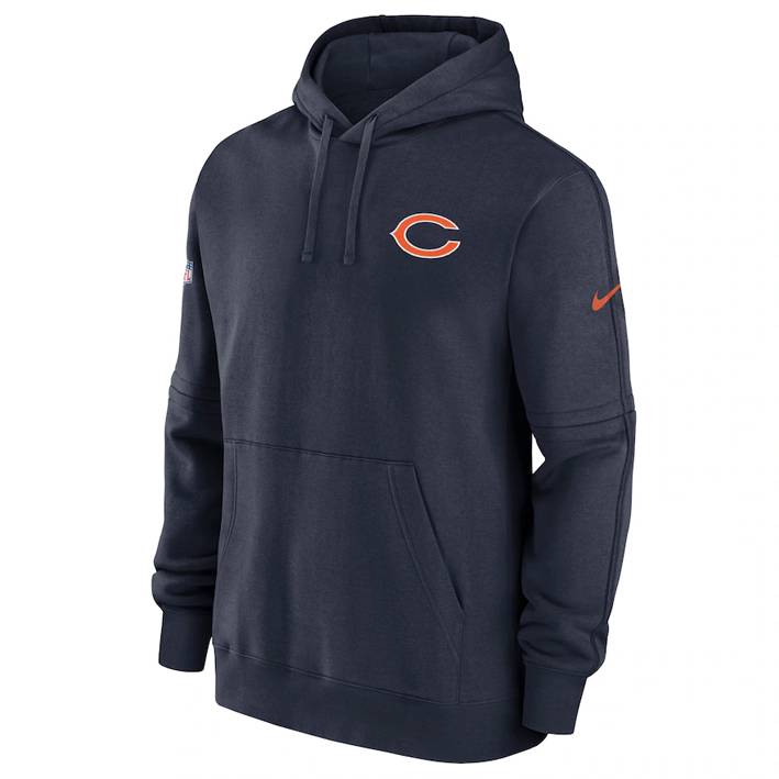 Sudadera Chicago Bears Club Fleece Pullover Nike Hombre