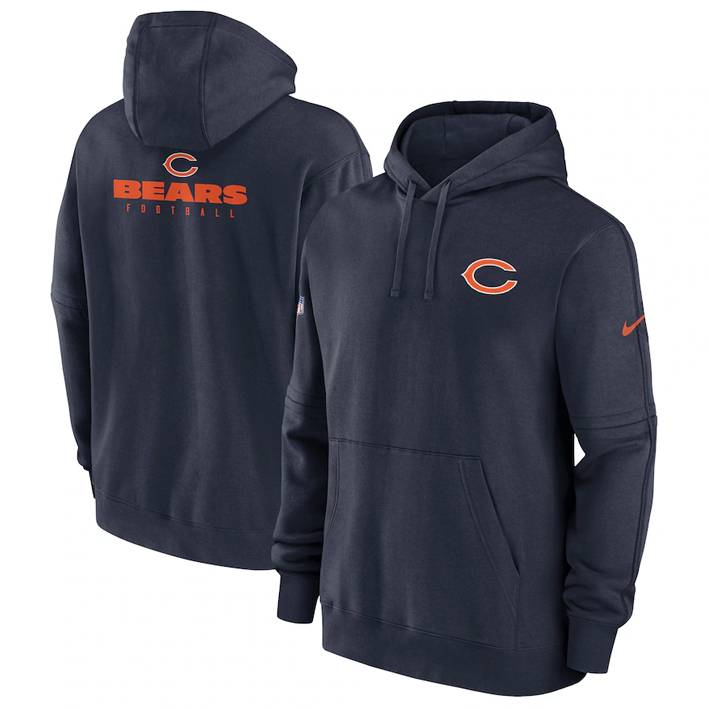 Sudadera Chicago Bears Club Fleece Pullover Nike Hombre