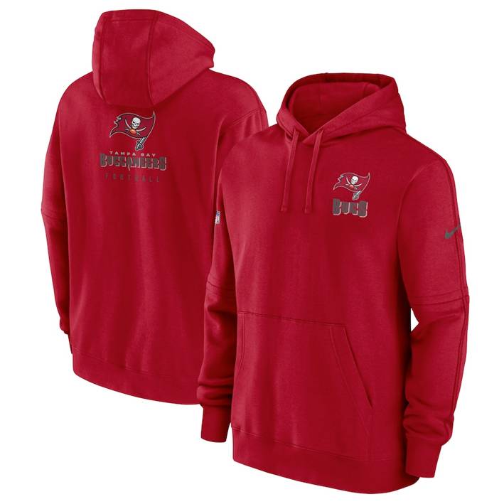 Sudadera Tampa Bay Buccaneers Club Fleece Pullover Nike Hombre