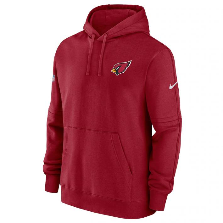 Sudadera Arizona Cardinals Club Fleece Pullover Nike Hombre