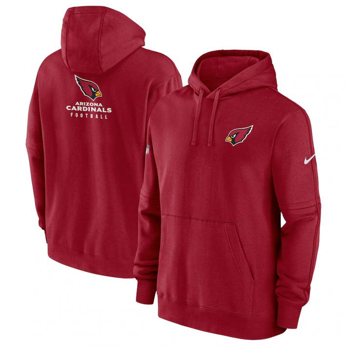 Sudadera Arizona Cardinals Club Fleece Pullover Nike Hombre