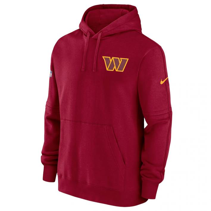 Sudadera Washington Commanders Club Fleece Pullover Nike Hombre
