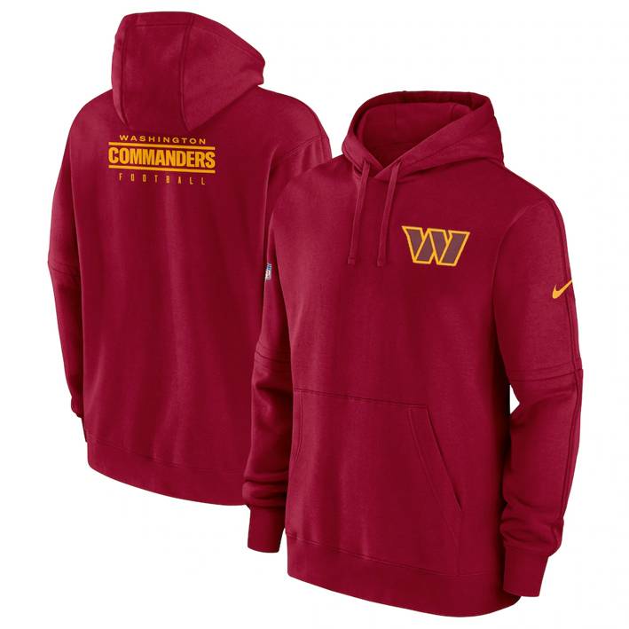Sudadera Washington Commanders Club Fleece Pullover Nike Hombre