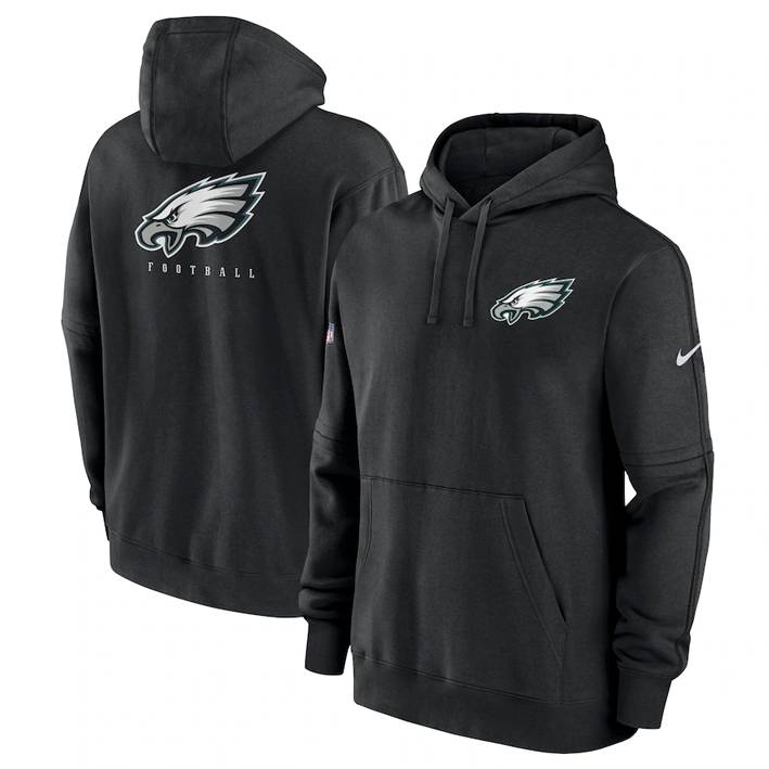 Sudadera Philadelphia Eagles Club Fleece Pullover Nike Hombre