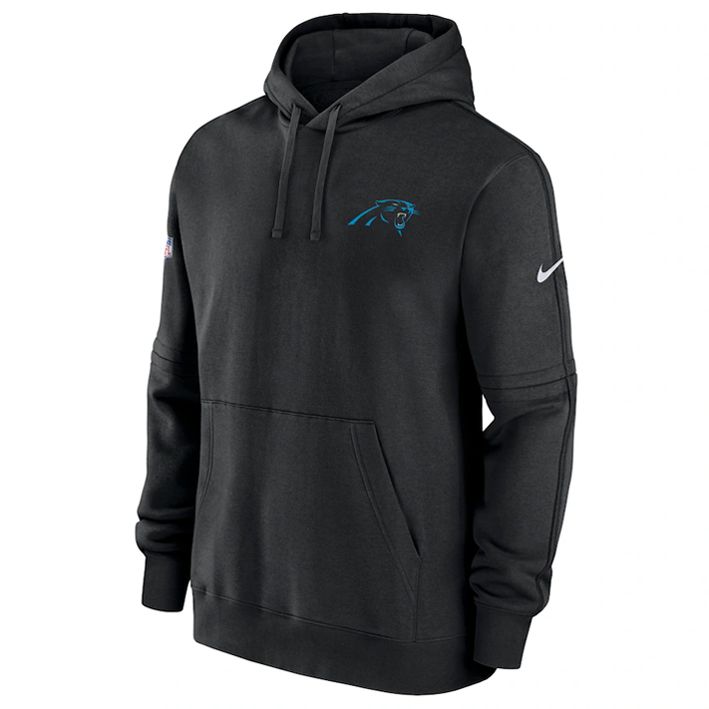 Sudadera Carolina Panthers Club Fleece Pullover Nike Hombre