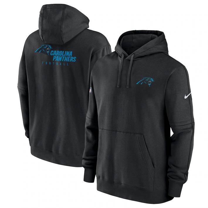 Sudadera Carolina Panthers Club Fleece Pullover Nike Hombre