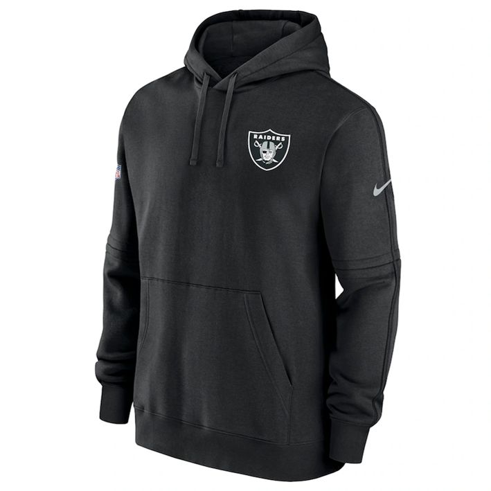 Sudadera Las Vegas Raiders Club Fleece Pullover Nike Hombre