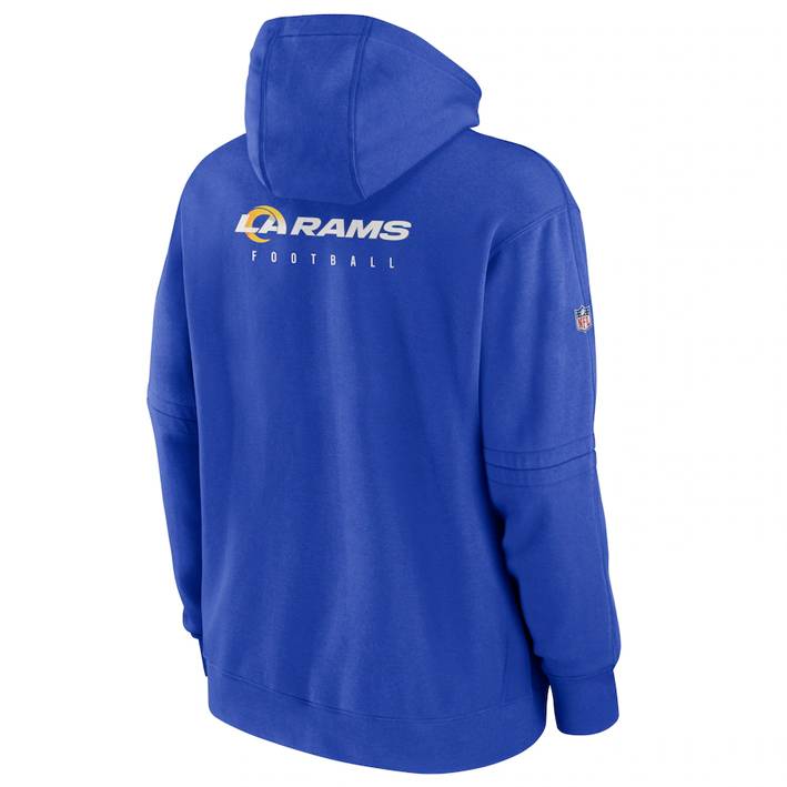 Sudadera Los Angeles Rams Club Fleece Pullover Nike Hombre