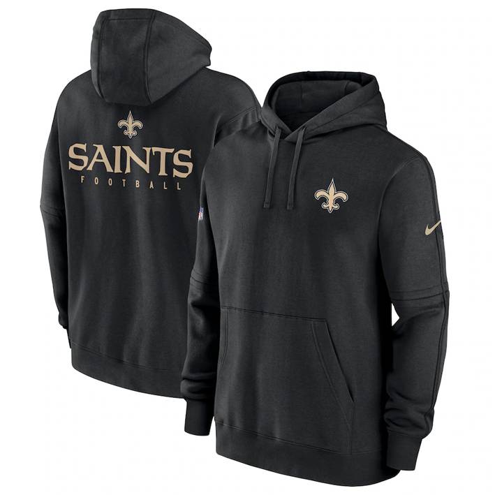 Sudadera New Orleans Saints Club Fleece Pullover Nike Hombre