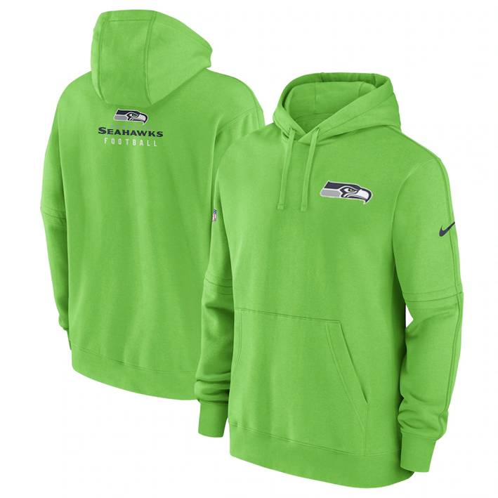 Sudadera Seattle Seahawks Club Fleece Pullover Nike Hombre