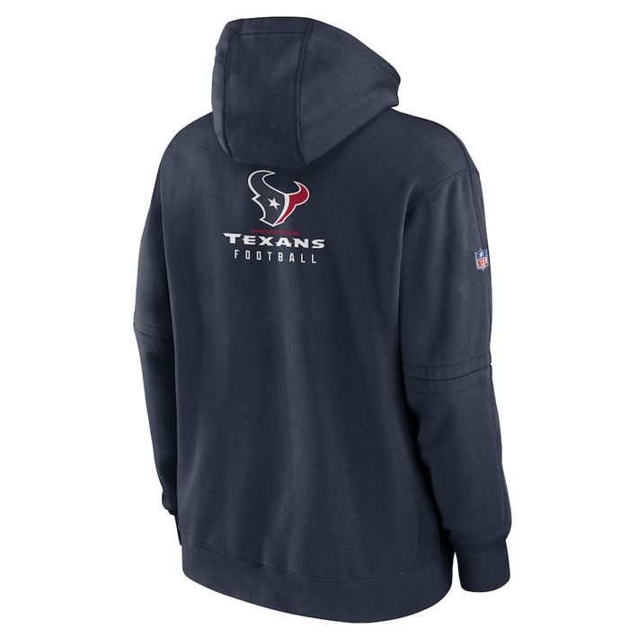 Sudadera Houston Texans Club Fleece Pullover Nike Hombre