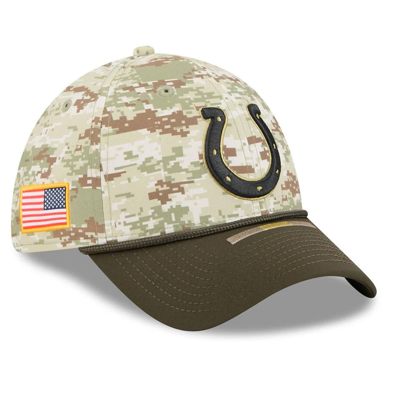 Gorra 39THIRTY Indianapolis Colts Salute to Service 2025 New Era Camuflaje