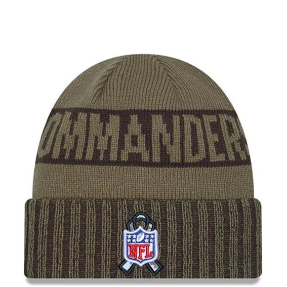 Gorro Beanie Washington Commanders Salute to Service 2025 Dkm New Era
