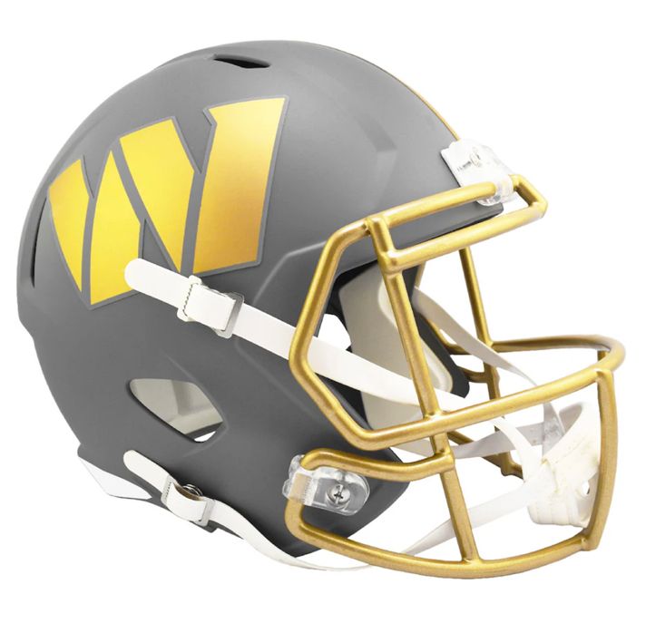 Casco Réplica Washington Commanders Speed Slate Riddell Gris Pizarra