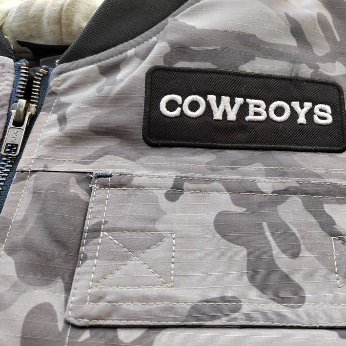Sudadera Dallas Cowboys Bomber Unisex The Wild Collective Camuflaje