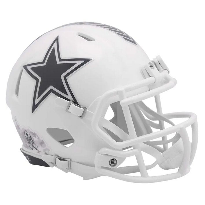Minicasco Dallas Cowboys Speed Salute to Service 2024 Riddell
