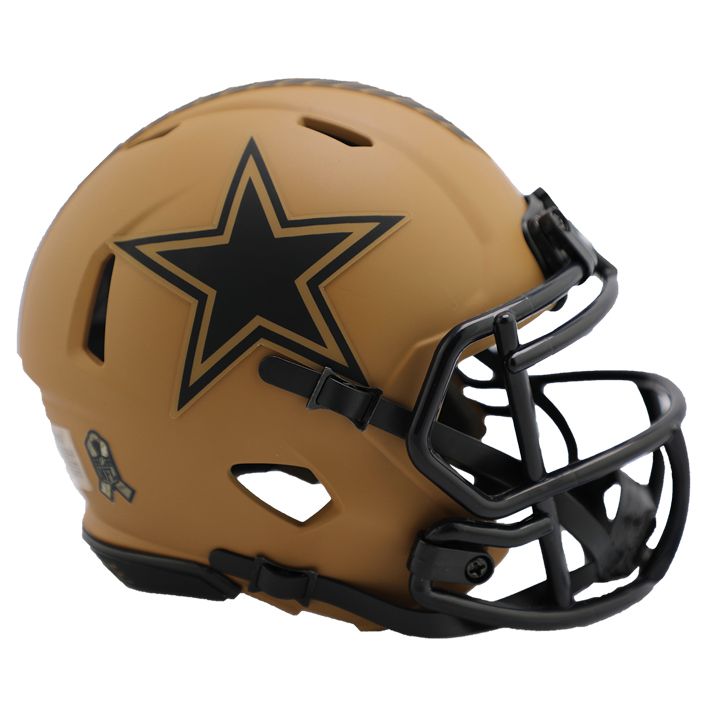 Minicasco Dallas Cowboys Speed Salute to Service 2023 Riddell