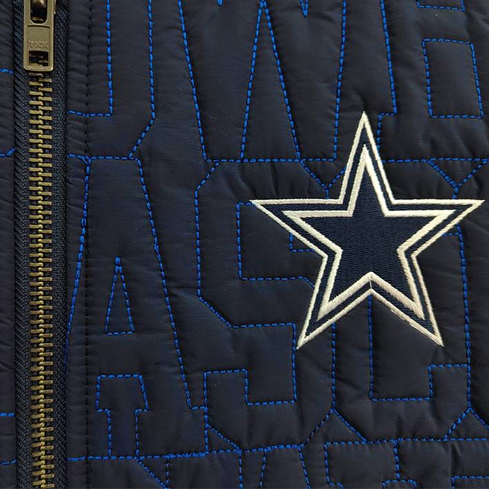 Chamarra Dallas Cowboys Quilted The Wild Collective