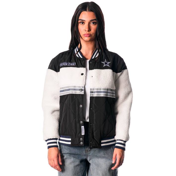 Chamarra Dallas Cowboys Sherpa The Wild Collective Mujer