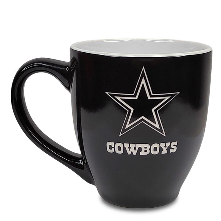 Taza Dallas Cowboys 15 oz Negro
