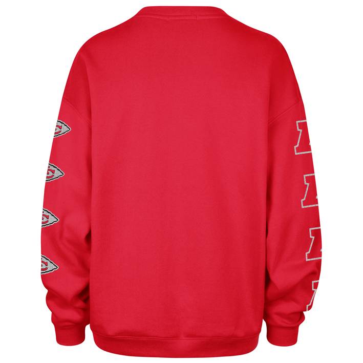 Sudadera Kansas City Chiefs Crew Big Oversized 47 Brand Mujer