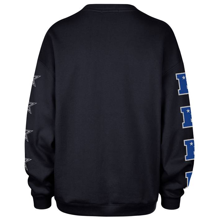 Sudadera Dallas Cowboys Crew Big Oversized 47 Brand Mujer