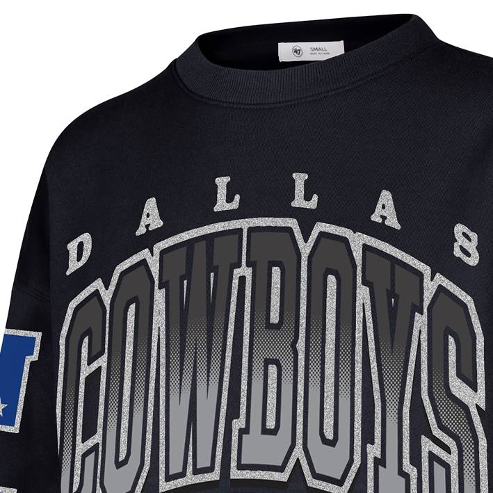 Sudadera Dallas Cowboys Crew Big Oversized 47 Brand Mujer