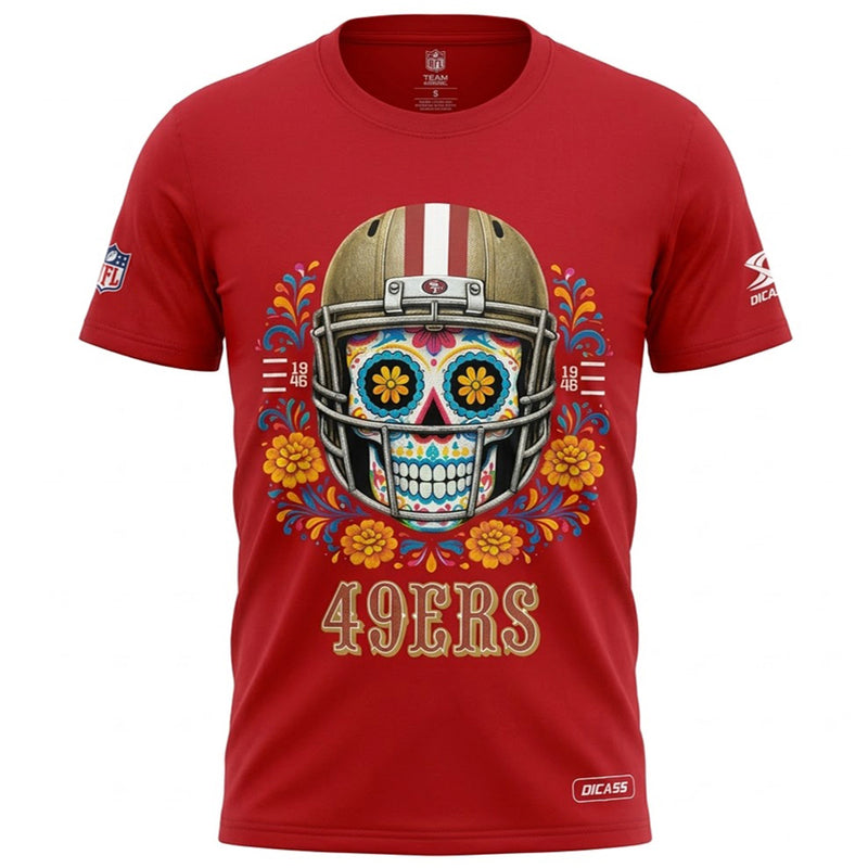Playera San Francisco 49ers Día de Muertos 2026 DICASS
