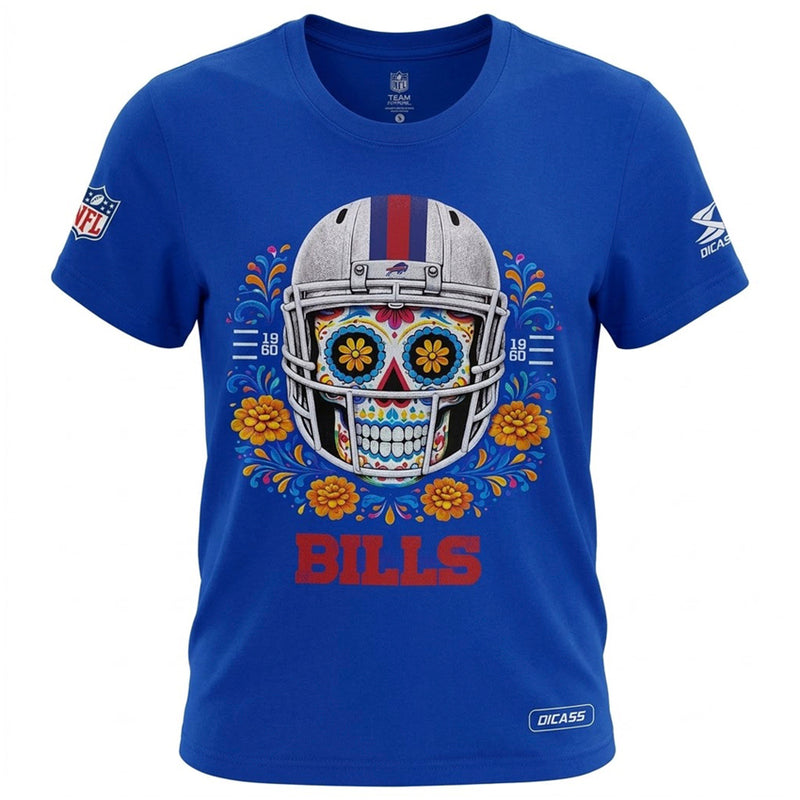 Playera Buffalo Bills Día de Muertos 2026 DICASS