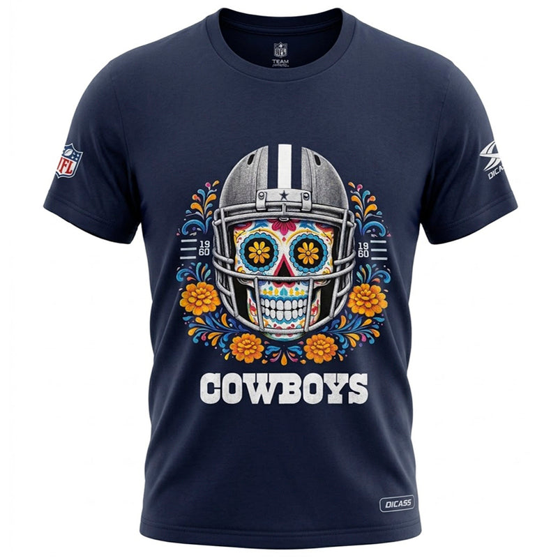 Playera Dallas Cowboys Día de Muertos 2026 DICASS