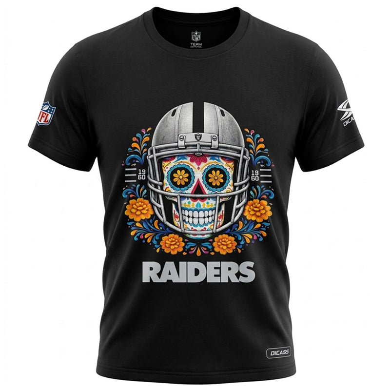 Playera Las Vegas Raiders Día de Muertos 2026 DICASS