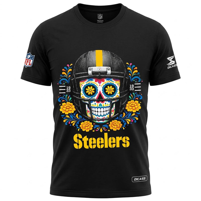 Playera Pittsburgh Steelers Día de Muertos 2026 DICASS