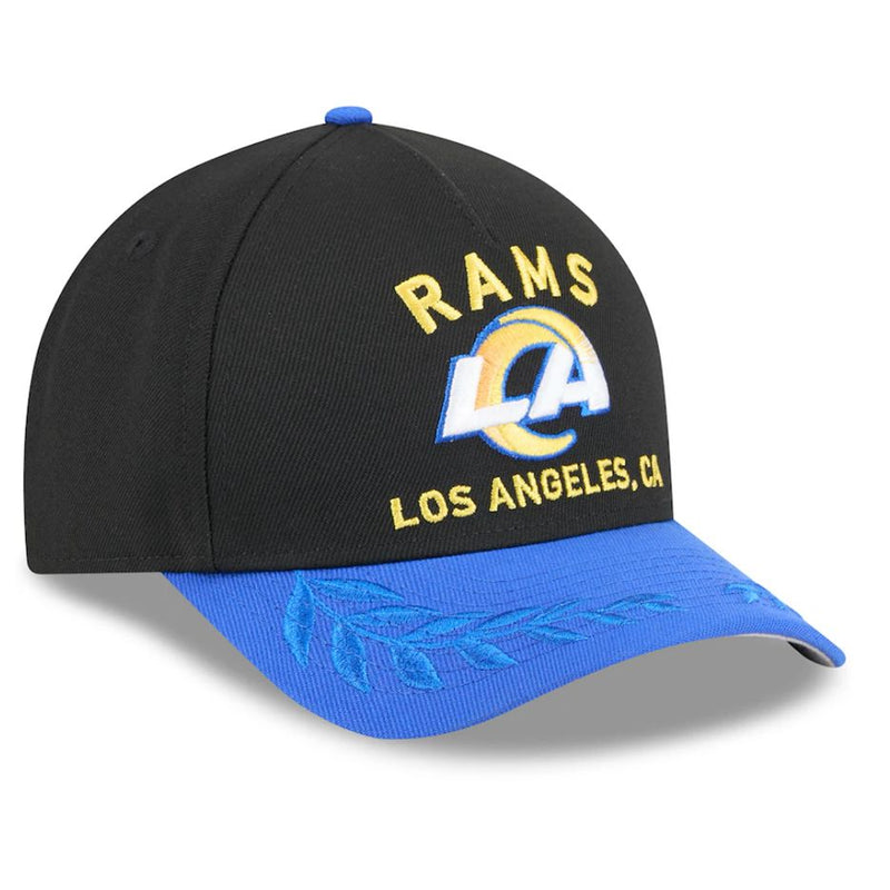 Gorra 9FORTY Los Angeles Rams Draft 2025 M-Crown New Era Negro